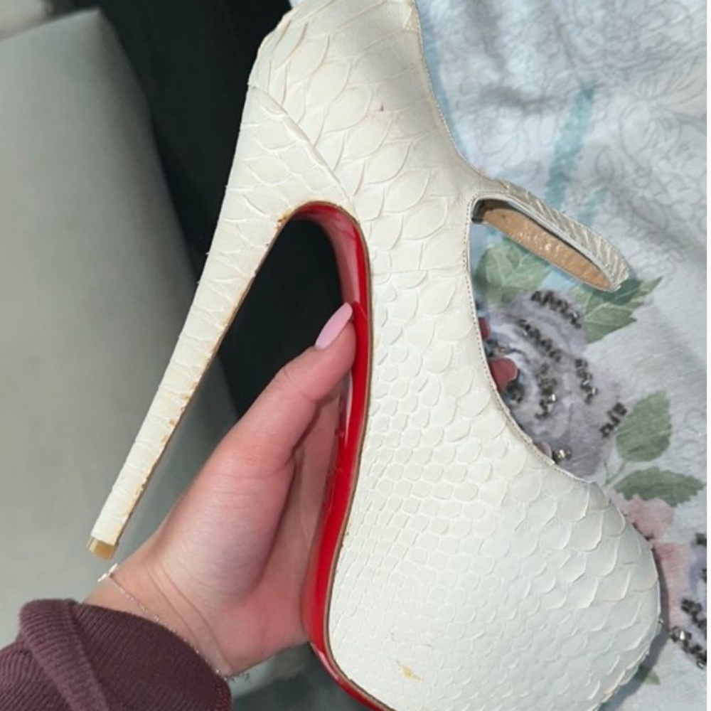 Christian Louboutin Matte Python Lady Highness 160 - image 7